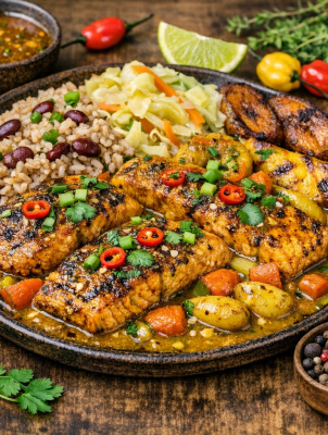 Jamaican curry salon
